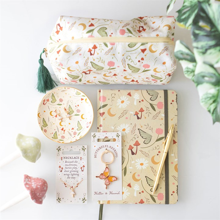 Fairy Folklore Print Makeup Bag