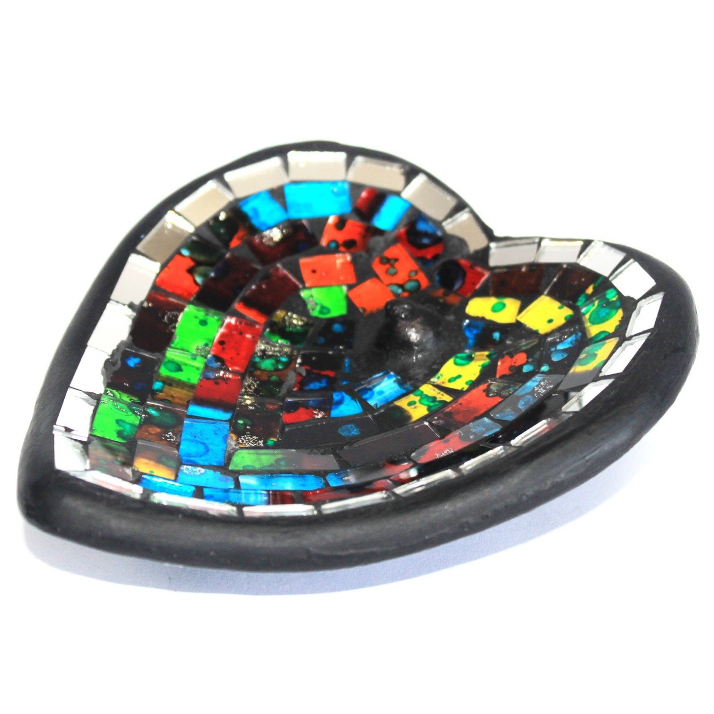 Moroccan Mosaic Heart Incense Holder