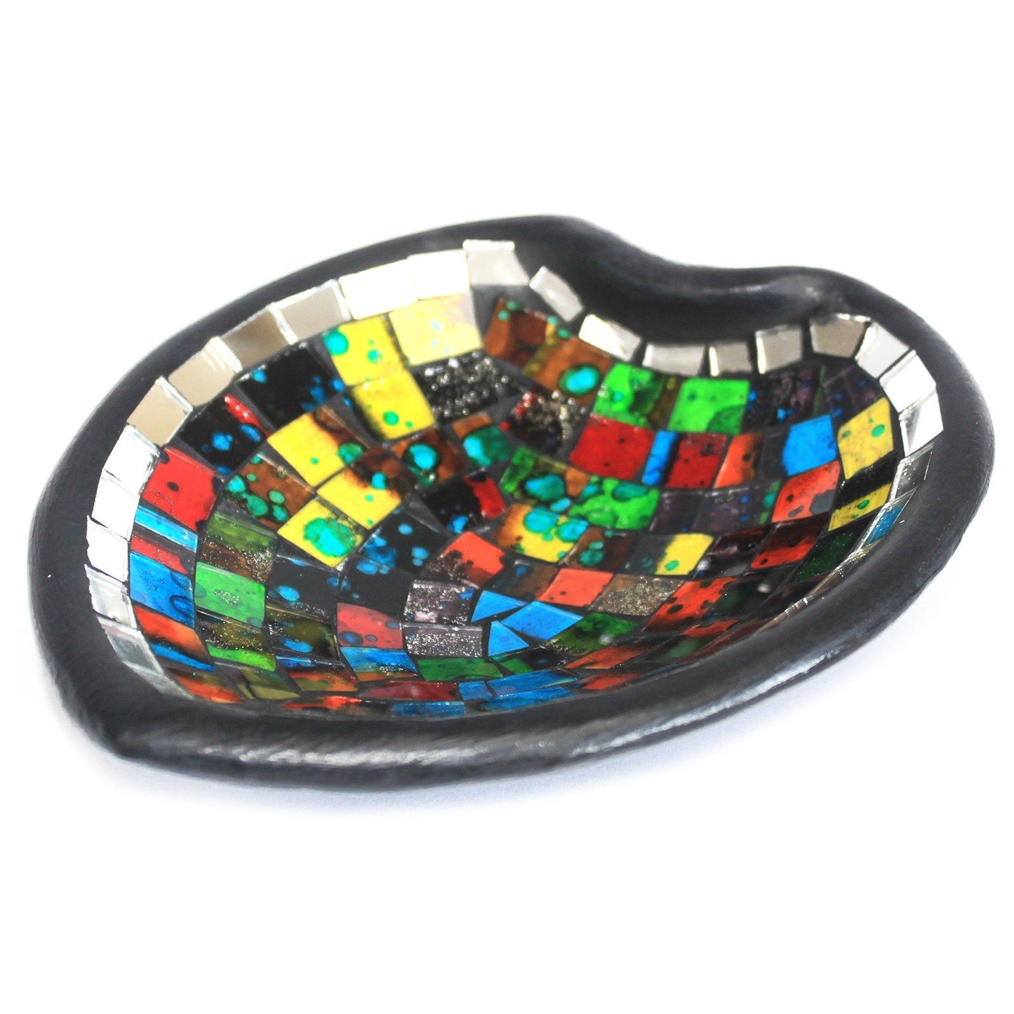 Moroccan Mosaic Heart Sm Potpourri Dish