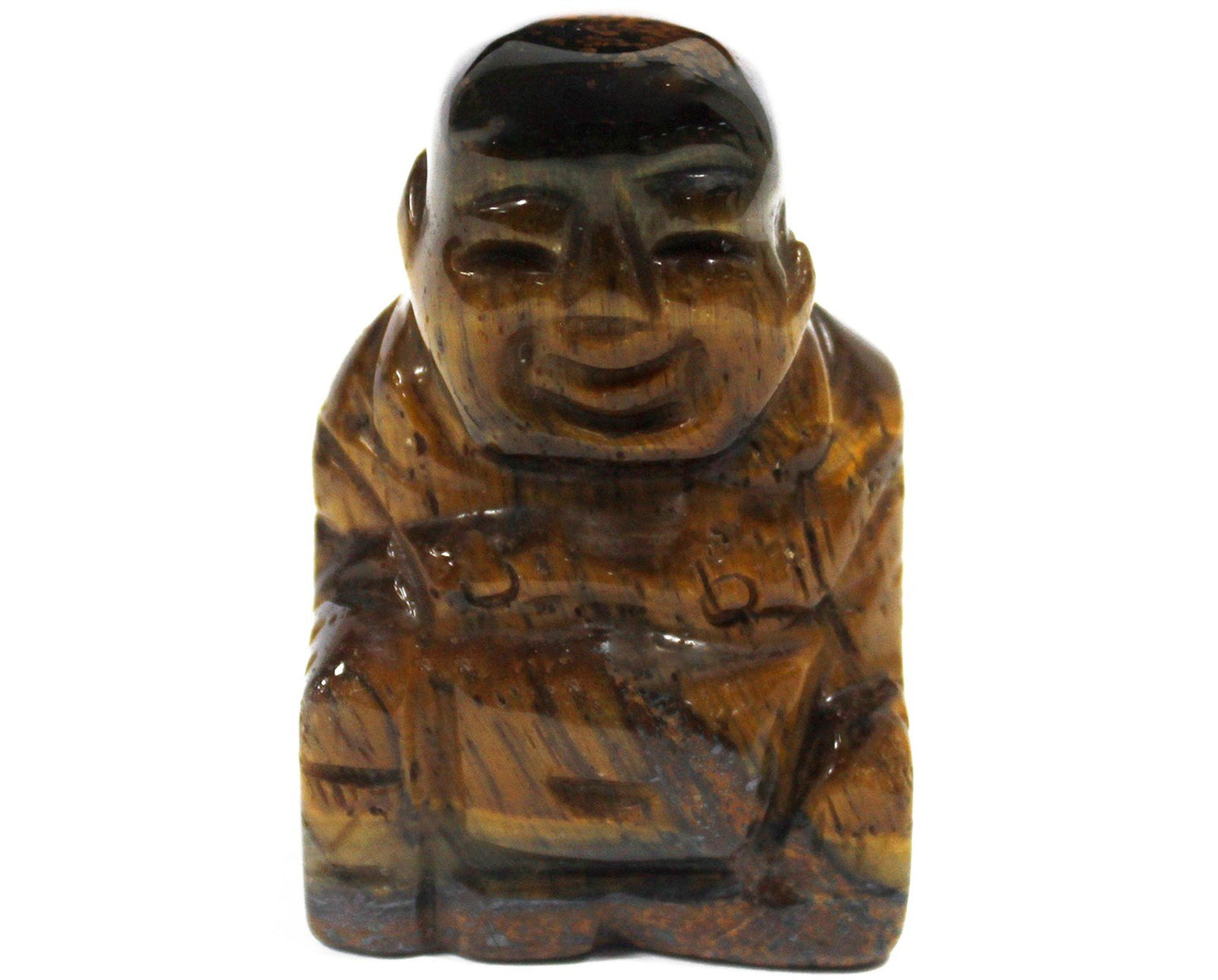 Gemstone Buddha - Tiger Eye