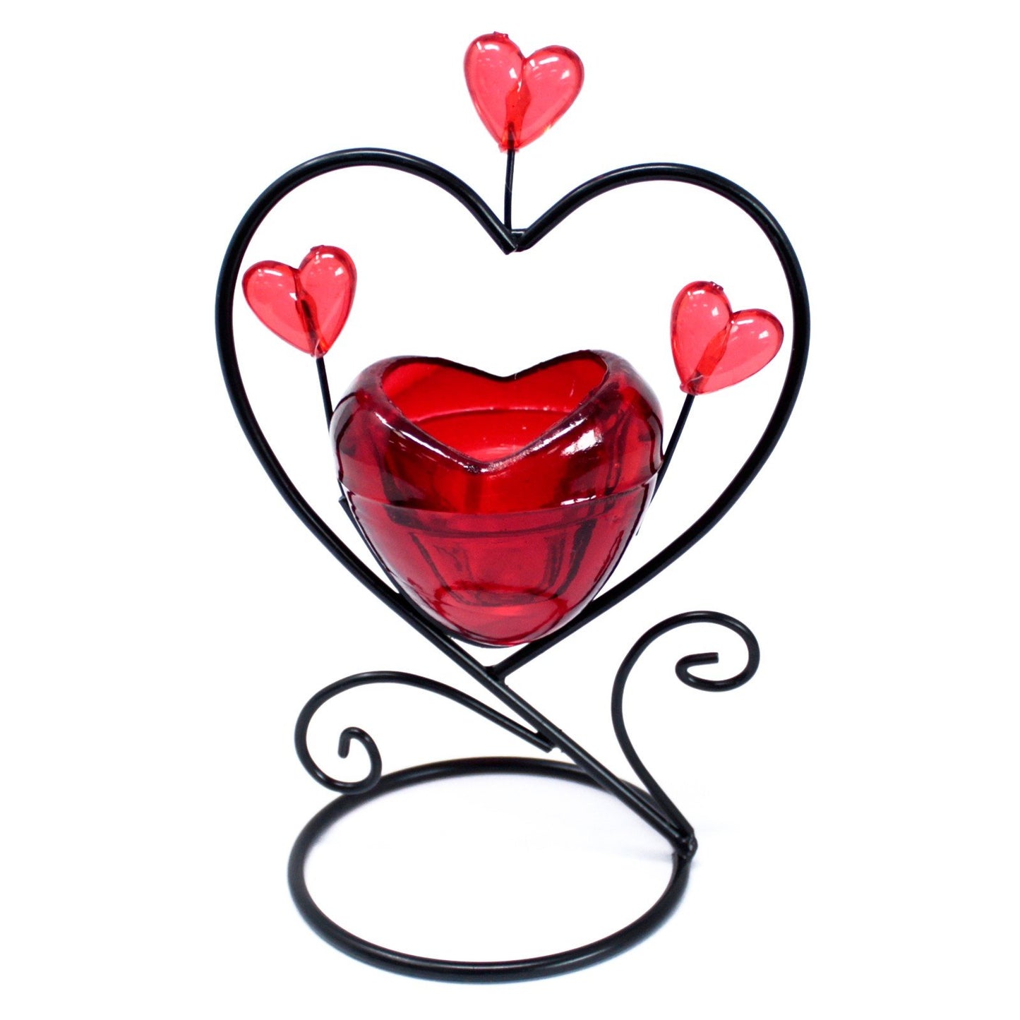 Romantic Candleholder - Single Heart in Heart