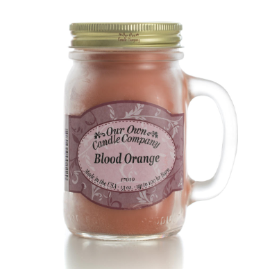 Our Own Candle Company Blood Orange Scented Candle