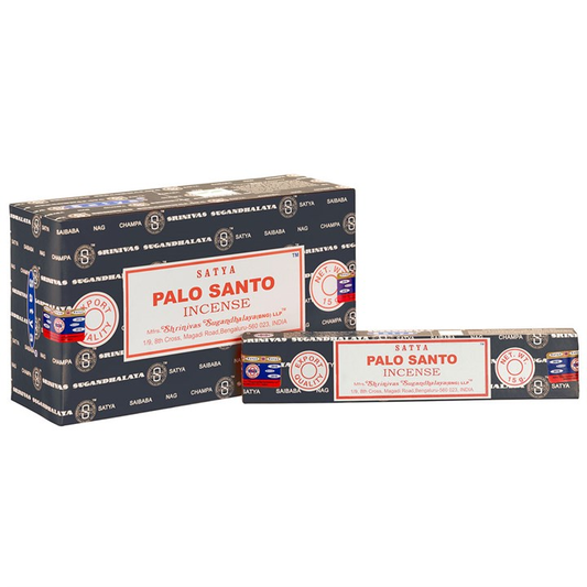 Set of 12 Palo Santo Incense Sticks by Satya (12/50)