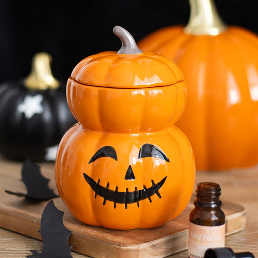 Stacked Pumpkin Oil Burner and Wax Warmer