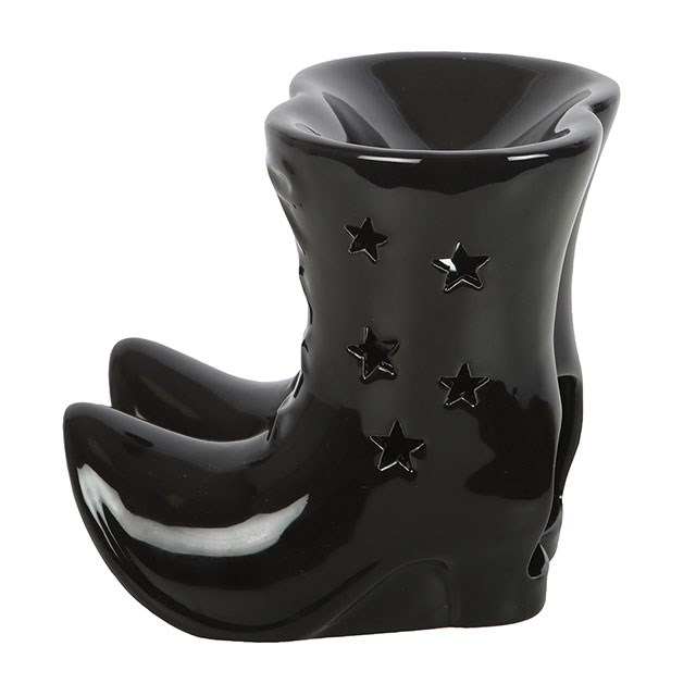 Black Witch Boots Oil Burner