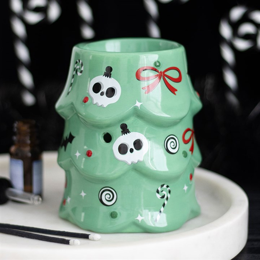 Creepy Christmas Tree Oil Burner and Wax Warmer