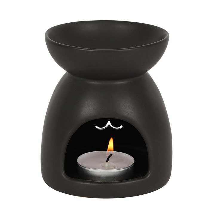 Black Cat Cut Out Oil Burner and Wax Warmer