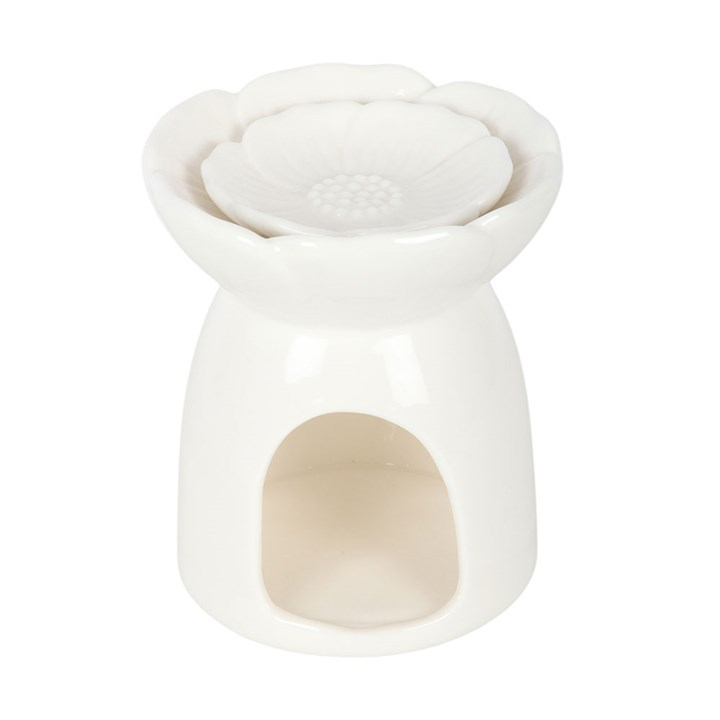 White Peony Oil Burner and Wax Warmer