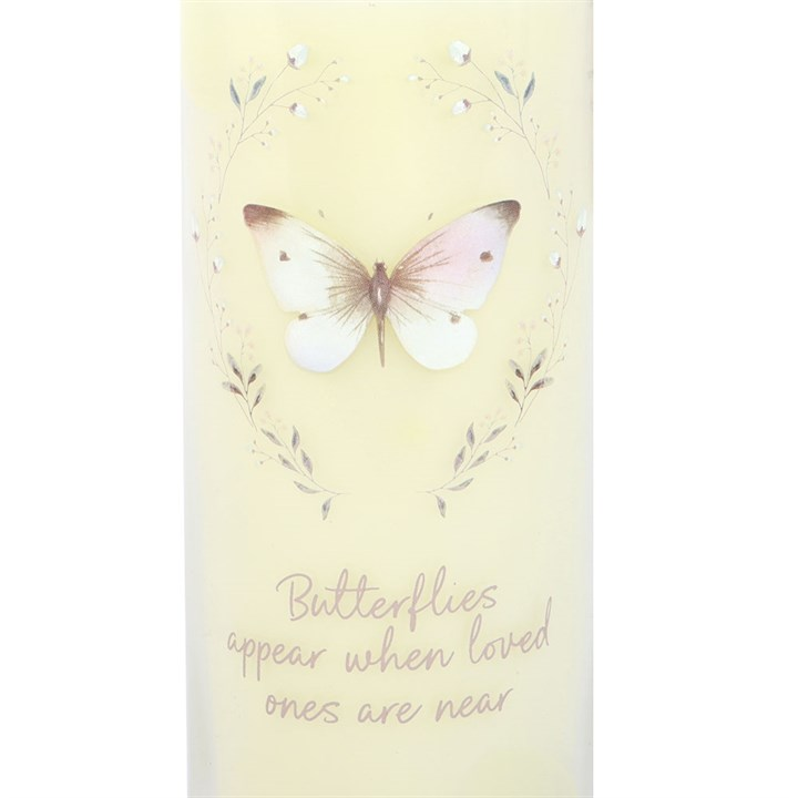 Butterflies Appear Vanilla Tube Candle