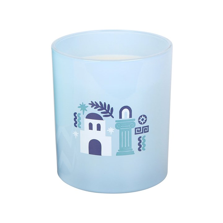 Santorini Coconut & Sea Salt Scented Candle