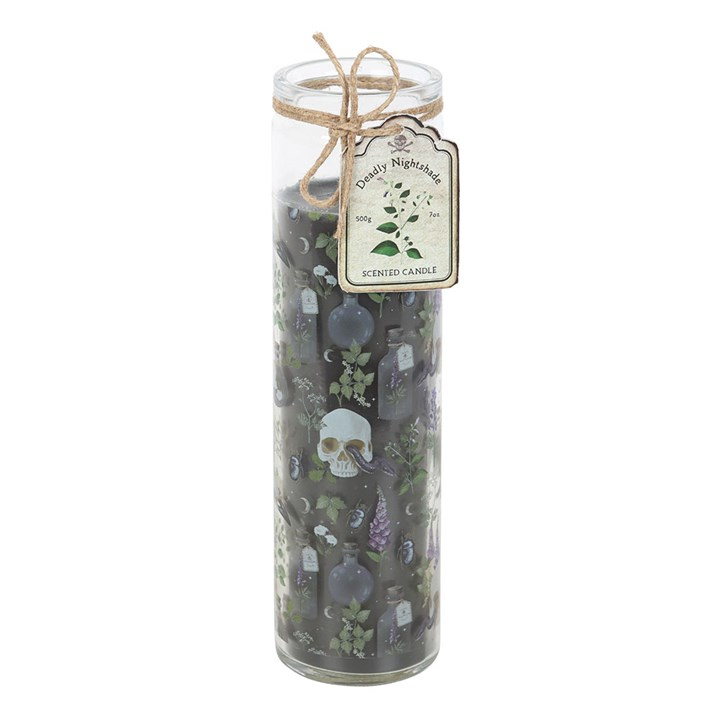 Poisonous Plants Deadly Nightshade Tube Candle