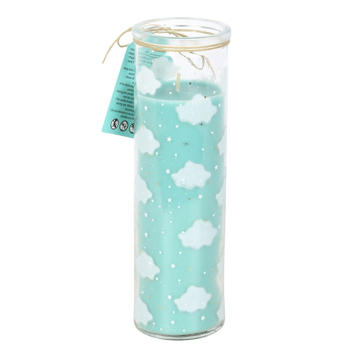 Cloud Print Lavender & Chamomile Tube Candle