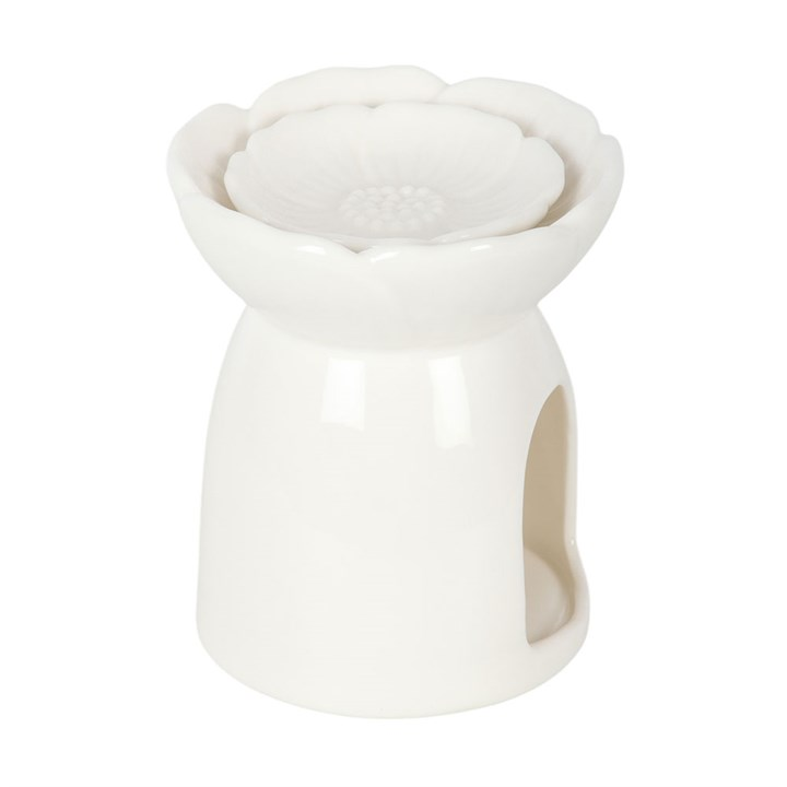 White Peony Oil Burner and Wax Warmer