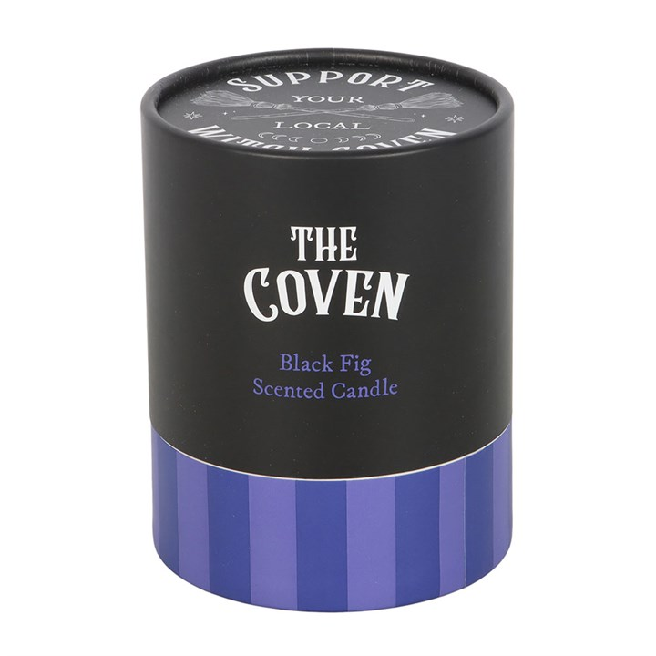 The Coven Black Fig Scented Glass Candle