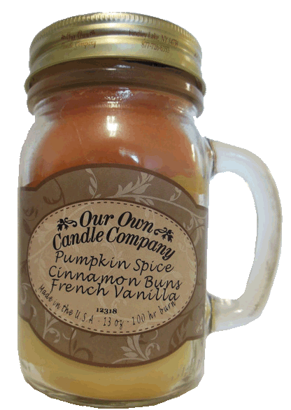 Our Own Candle Company Autumn (Fall) triple layer Scented Candle