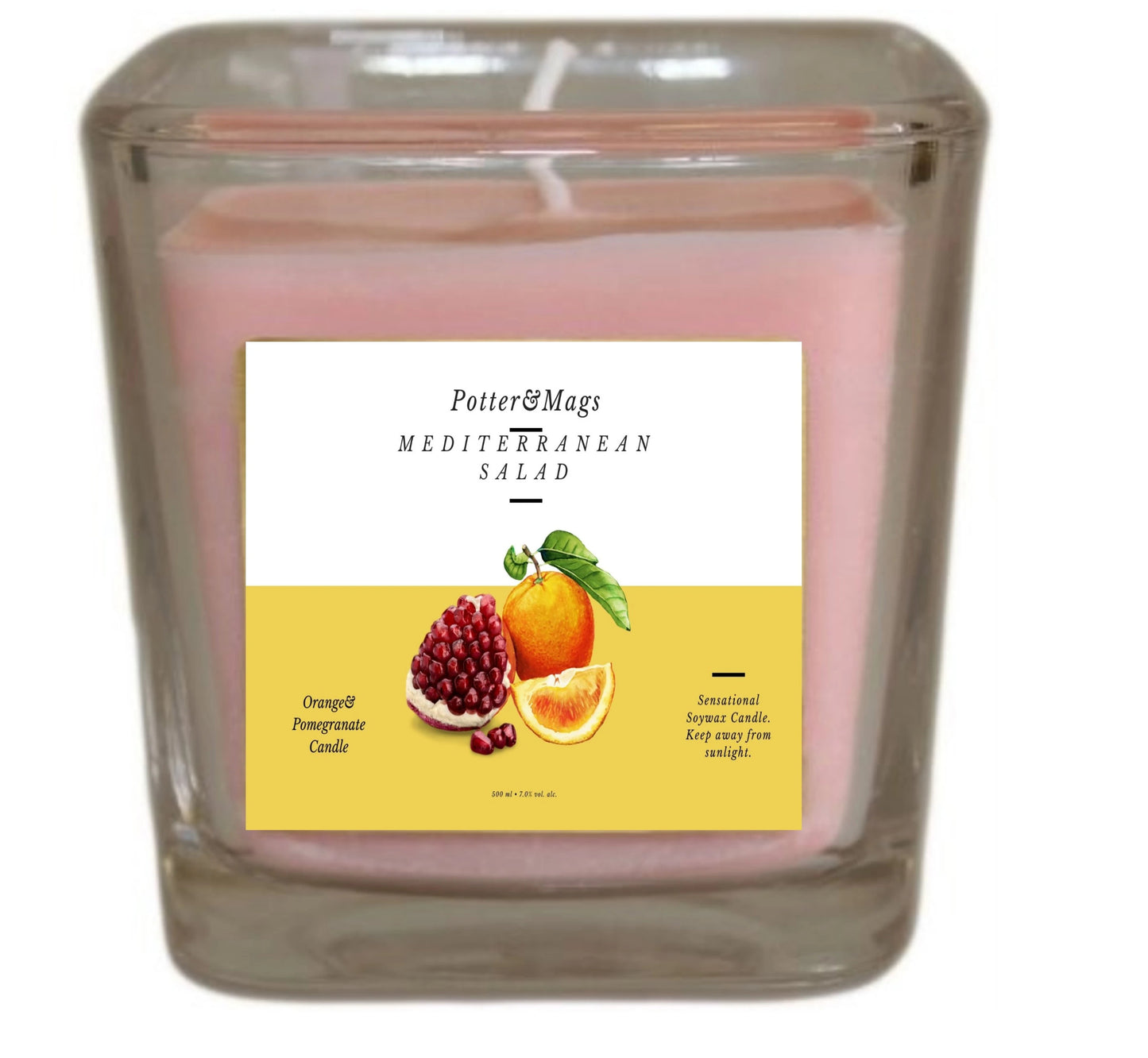 Potter&Mags Luxury Soywax Scented Candle - Refreshing Mocktail