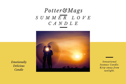 Potter&Mags Luxury Soywax Scented Candle - Summer Love