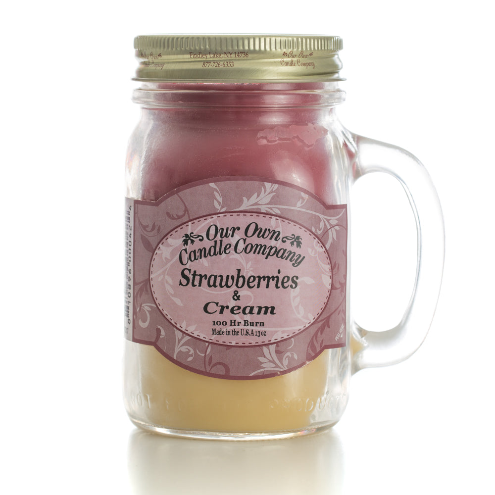 Our Own Candle Company Strawberry Cream Scented Candle