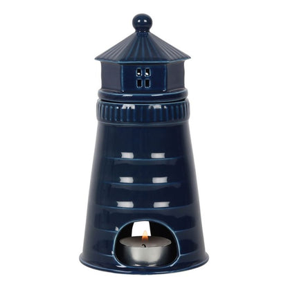 Blue Lighthouse Oil Burner